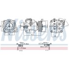 Compresseur De Clim Pour Opel Chevrolet Aveo Vauxhall 95522246 42623011 95522251