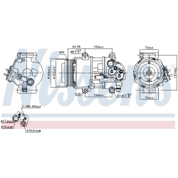 Compresseur De Clim Pour MERCEDES Classe A B