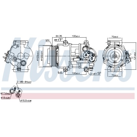 Compresseur De Clim Pour MERCEDES Classe A B