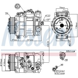 Compresseur De Clim Pour MERCEDES Classe C T-Model E G GL M R S X CLK CLS SL