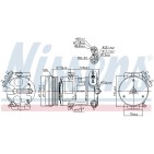 Compresseur De Clim Pour Opel Corsa D E Vauxhall CorsaI (D) Corsavan