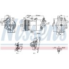 Compresseur De Clim Pour Renault Koleos I 926007877R 92600JY02A