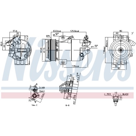 Compresseur De Clim Pour Renault Koleos I 926007877R 92600JY02A