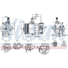Compresseur De Clim Pour VW Seat Skoda 1H2620459 1S0816803 1H2620491 1S0816803A