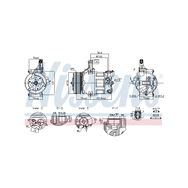 Compresseur De Clim Pour VW Seat Skoda 1H2620459 1S0816803 1H2620491 1S0816803A