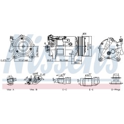 Compresseur De Clim Pour BMW Série 1 F70 2 F45 F46 U06 X1 Van X2 Mini Mini