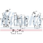 Compresseur De Clim Pour Peugeot 208 II Opel Fiat Citroën 9831370080 9840056680