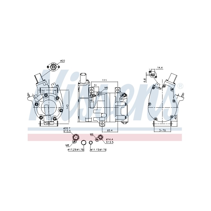 Compresseur De Clim Pour Peugeot 208 II Opel Fiat Citroën 9831370080 9840056680