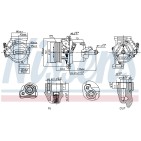 Compresseur De Clim Pour Renault Twingo III Smart Forfour Fortwo