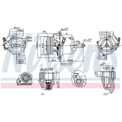 Compresseur De Clim Pour Renault Twingo III Smart Forfour Fortwo