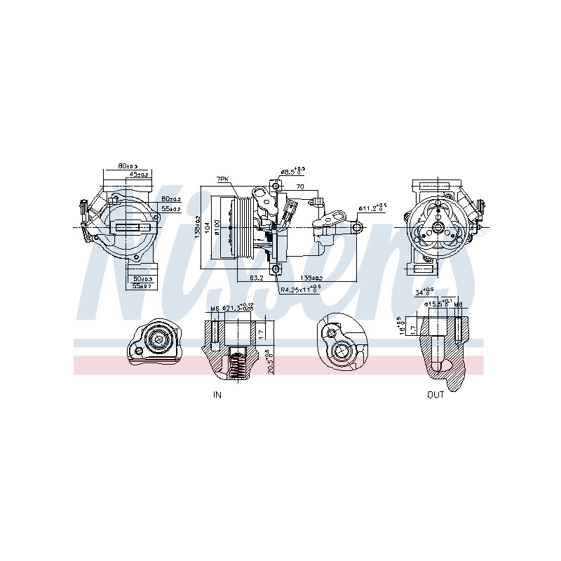 Compresseur De Clim Pour Renault Twingo III Smart Forfour Fortwo