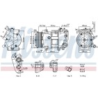 Compresseur De Clim Pour Peugeot 208 II Opel Citroën DS 1638946180 9829934580