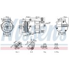 Compresseur De Clim Pour Fiat Ducato 5801859861 5802212928 71796979 71796981