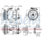 Compresseur De Clim Pour Fiat Alfa Romeo Lancia 60610275 60629417 60653652