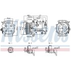 Compresseur De Clim Pour Peugeot 208 II Opel Citroën Jeep 9827596080 1666721980