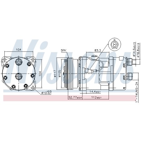 Compresseur De Clim Pour Peugeot Boxer Fiat Citroën 514470100 71721758 6453.G5