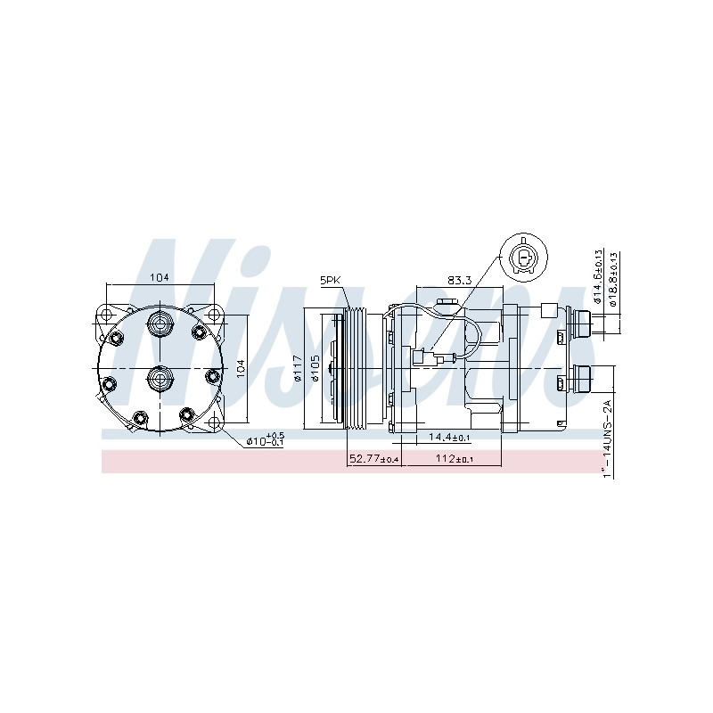 Compresseur De Clim Pour Peugeot Boxer Fiat Citroën 514470100 71721758 6453.G5