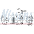 Compresseur De Clim Pour Peugeot Opel Fiat Ford 93190815 93193972 9S5119D623BA