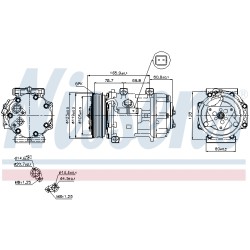 Compresseur De Clim Pour Peugeot Fiat Toyota Citroën C8 9655229080 9659749480