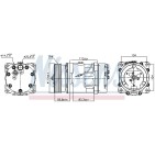 Compresseur De Clim Pour Renault Master II Opel Nissan Renault Trucks 7711135948