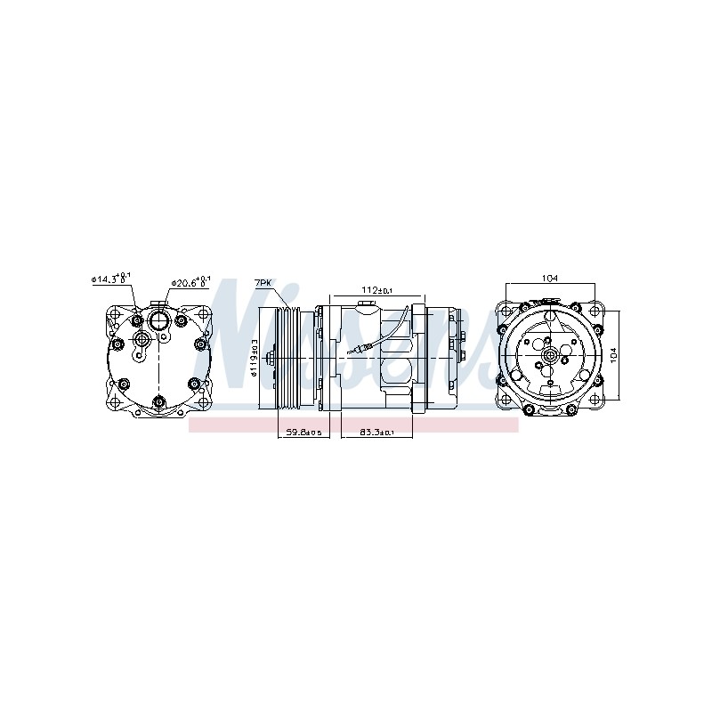Compresseur De Clim Pour Renault Master II Opel Nissan Renault Trucks 7711135948