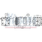 Compresseur De Clim Pour Peugeot 206 307 Citroën C4 I