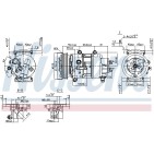 Compresseur De Clim Pour Peugeot 207 208 307 308 508 I Bipper Partner Citroën