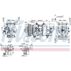 Compresseur De Clim Pour Peugeot 207 208 307 308 508 I Bipper Partner Citroën