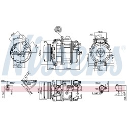 Compresseur De Clim Pour Opel Corsa D E Vauxhall CorsaI (D) Corsa MK IV (E)