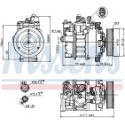 Compresseur De Clim Pour Audi A4 A5 Q5 8E0260805AJ 8K0260805C 8T0260805G