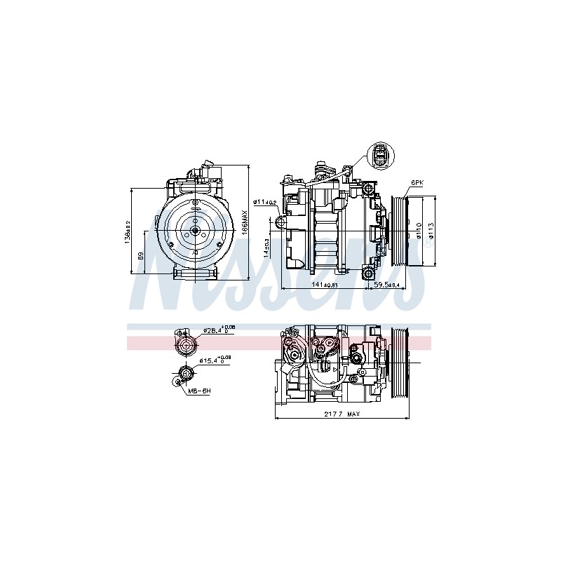 Compresseur De Clim Pour Audi A4 A5 Q5 8E0260805AJ 8K0260805C 8T0260805G