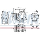 Compresseur De Clim Pour Honda City Jazz II 38810-RME-A01 38810-RME-A02
