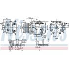 Compresseur De Clim Pour Ford Cougar Fiesta IV V Fusion KA Mondeo II 1141327