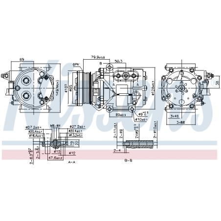 Compresseur De Clim Pour Ford Cougar Fiesta IV V Fusion KA Mondeo II 1141327