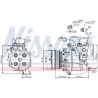 Compresseur De Clim Pour Honda Civic VIII FR-V 38800RNCZ020M2 38810RNA004