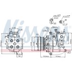 Compresseur De Clim Pour Honda Civic VIII CR-V III FR-V 38800RNAA010M2