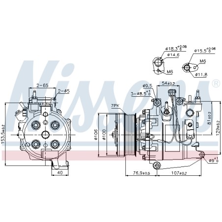 Compresseur De Clim Pour Honda Civic VIII CR-V III FR-V 38800RNAA010M2