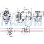Compresseur De Clim Pour Renault Grand Scénic II Megane 8671016164