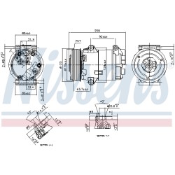 Compresseur De Clim Pour Renault Grand Scénic II Megane 8671016164