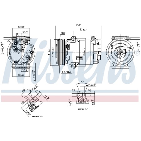 Compresseur De Clim Pour Renault Grand Scénic II Megane 8671016164