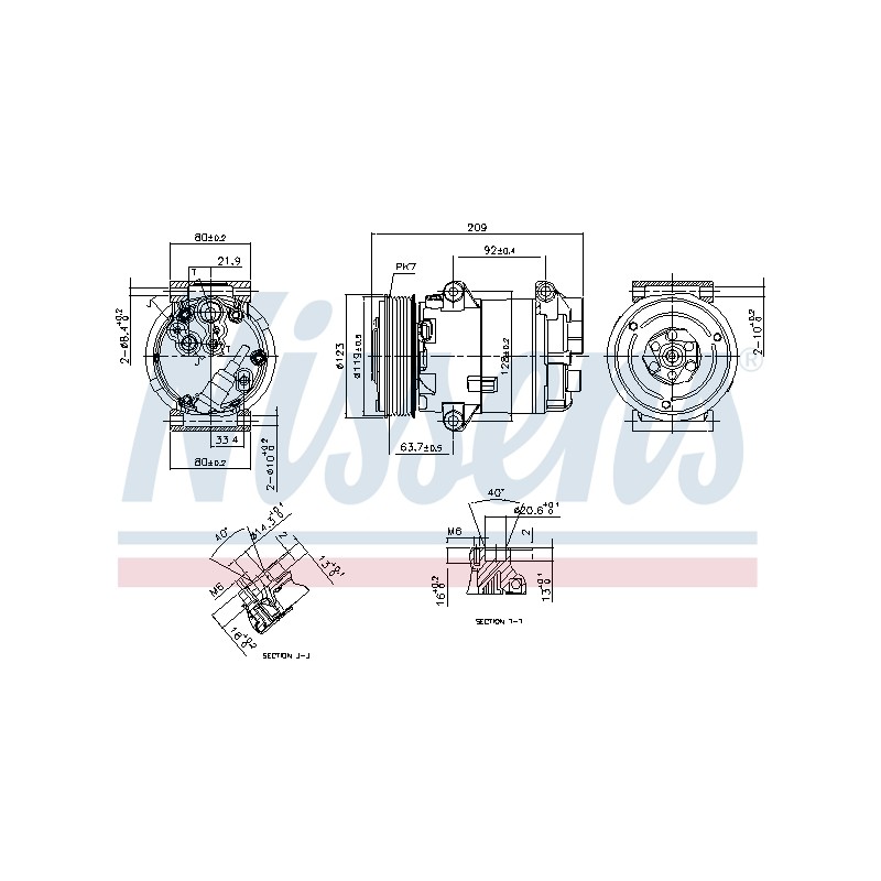 Compresseur De Clim Pour Renault Grand Scénic II Megane 8671016164