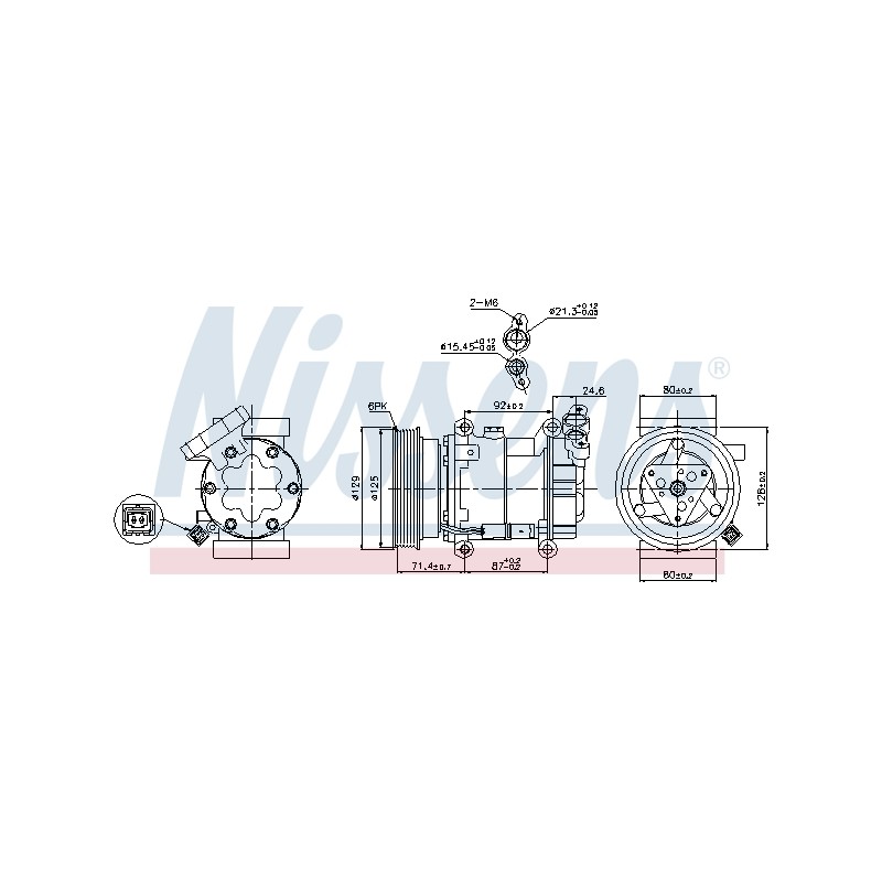 Compresseur De Clim Pour Renault Nissan MERCEDES Citan 2763000QAP 4158300100