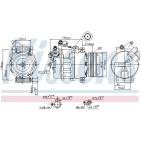 Compresseur De Clim Pour BMW X5 64526918000