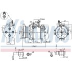 Compresseur De Clim Pour Fiat Sedici Suzuki Swift III SX4