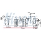 Compresseur De Clim Pour Renault Laguna III 8200720417 8200898810