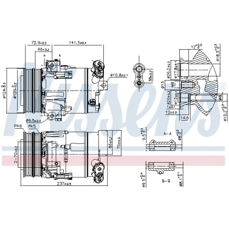 Compresseur De Clim Pour Alfa Romeo 159 Brera Spider