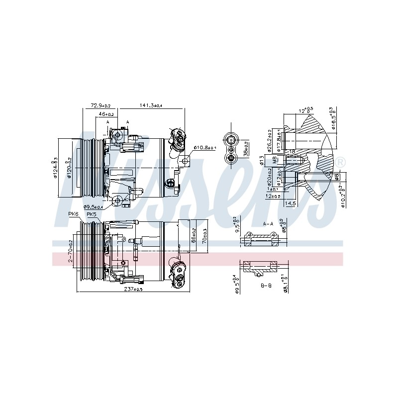 Compresseur De Clim Pour Alfa Romeo 159 Brera Spider