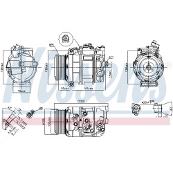 Compresseur De Clim Pour MERCEDES Classe G GL M R S