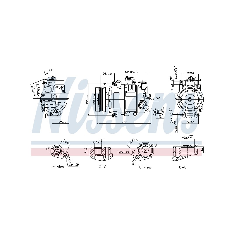 Compresseur De Clim Pour Audi A4 A5 A6 Q5 4F0260805AR 8E0260805BQ 8E0260805BR