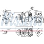 Compresseur De Clim Pour VW Audi Lamborghini 4F0260805AD 4F0260805AH 4F0260805AK